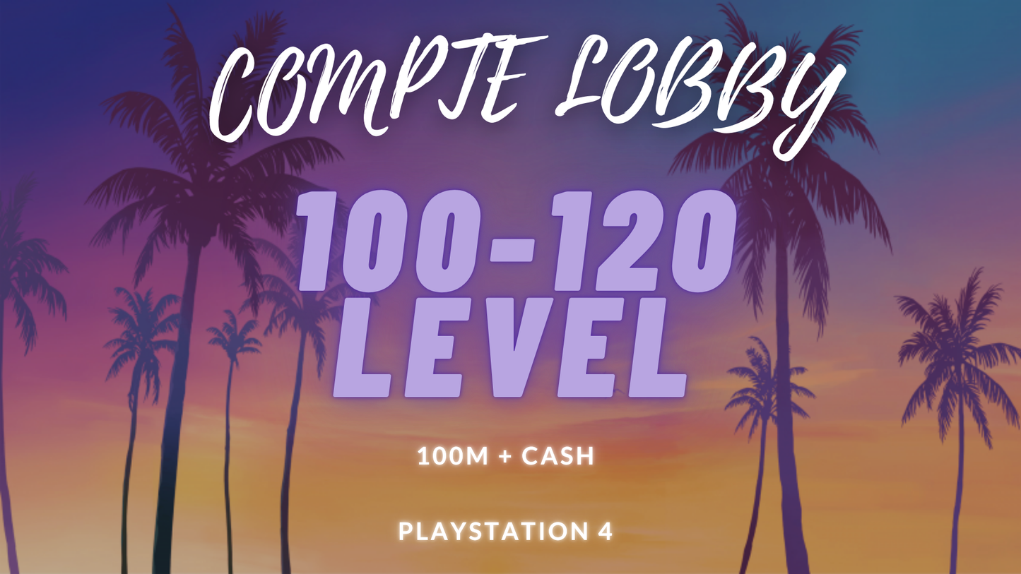 COMPTE HAUT-LEVEL PS4